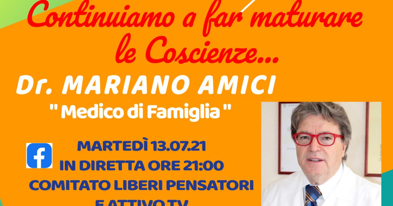 Intervista al Dott. MARIANO AMICI - Medico di Famiglia