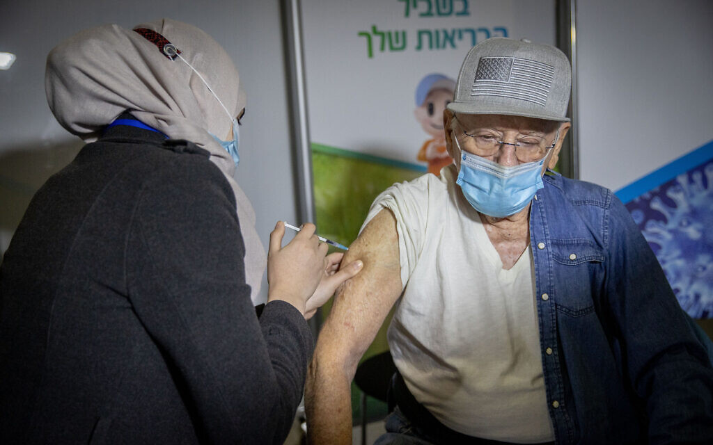 Israelis age 60 and up to start getting third coronavirus vaccine dose next week | The Times of Israel