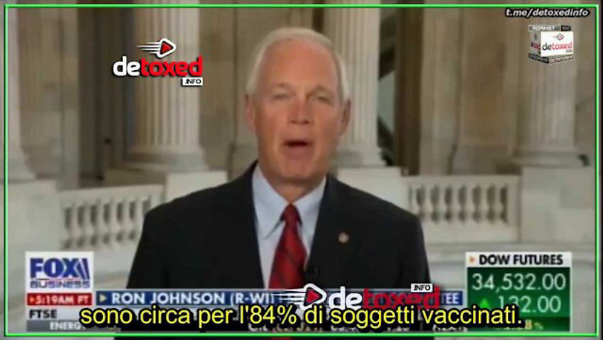 Ron JOHNSON: In Israele l84% dei nuovi casi sono vaccinati. Cabala sta insabbiando la verità - PeerTube.it