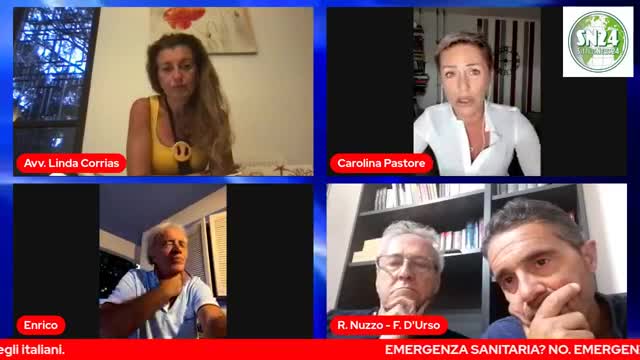 16 luglio 2021 - Enrico Montesano, Avv. Linda Corrias, Dr Franco D'Urso e Roberto Nuzzo