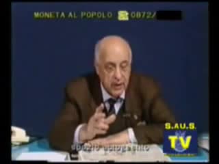 Signoraggio Bancario, denuncia Banca d'Italia S.p.A., lezioni del Professor Auriti - PeerTube.it