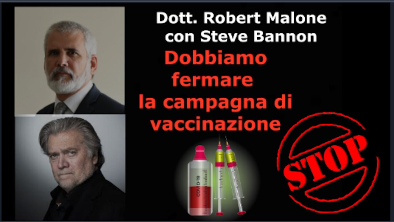 Dobbiamo fermare la campagna di vaccinazione