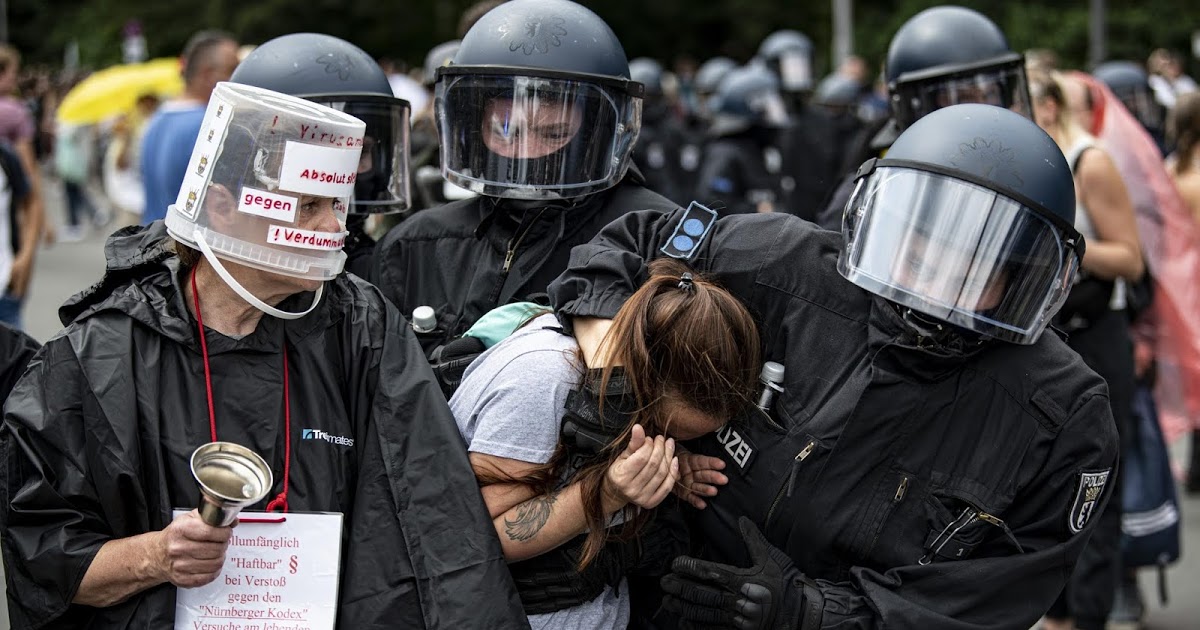 TERRA REAL TIME: Crimini contro l'umanita' durante le manifestazioni in Germania (video)