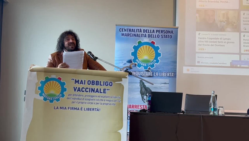 Incontro Motore Italia, no obbligo vaccinale - MotoreItalia Carlo Negri