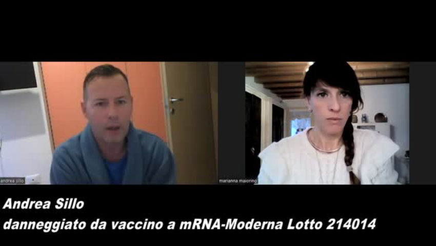 REAZIONE AVVERSA DA VACCINO - NOME : ANDREA SILLO - PeerTube.it