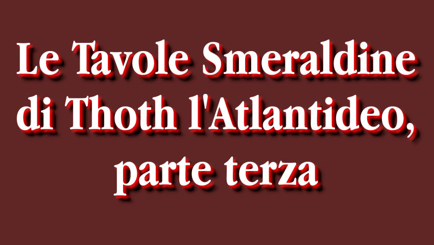 Le Tavole di Thoth parte 3° - PeerTube.it