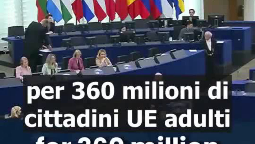 L’eurodeputato Mislav Kolakušić 15 Marzo 2023 al Parlamento Europeo - PeerTube.it