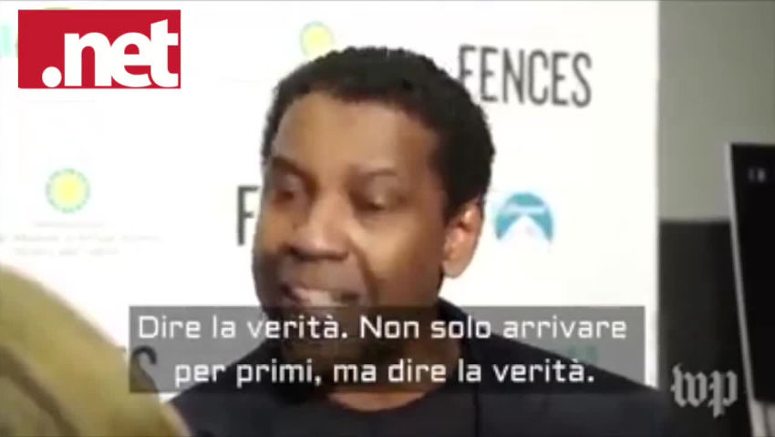 Denzel Washington la dice nuda e cruda parlando del main-stream - PeerTube.it