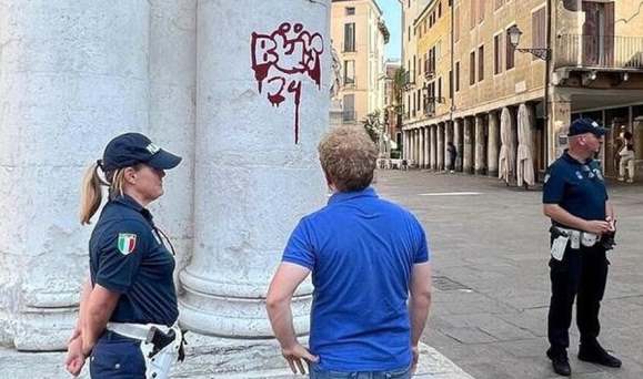 Sono due soldati Usa i vandali della Basilica Palladiana • Imola Oggi