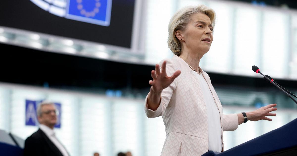 Ursula von der Leyen rieletta presidente della Commissione europea con 401 voti