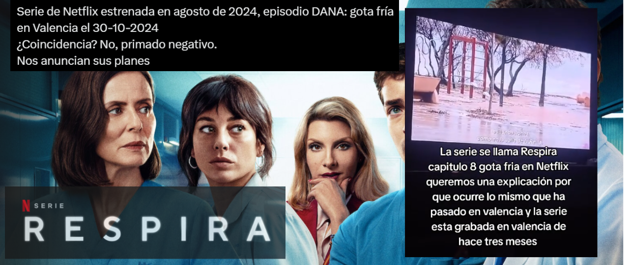 Teoría de la conspiración que dice que la serie de Netflix ‘Respira’ anticipó la DANA en Valencia - Maldita.es